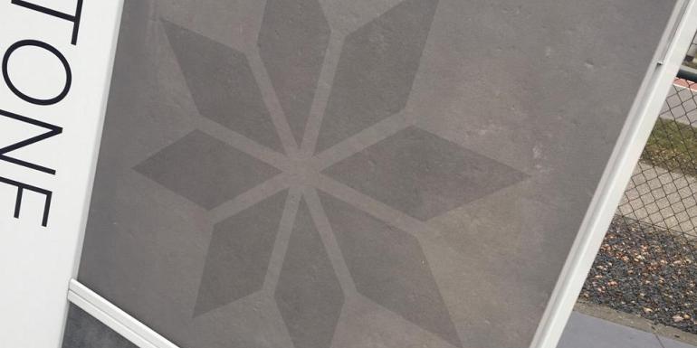 Solostone vtwonen Decoren Earth Star Grey 70x70x3,2 cm