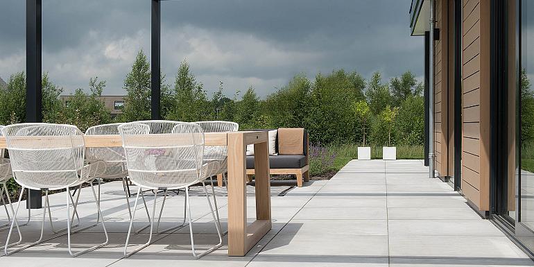 GeoCeramica Concreet Silver 80x80x4 cm