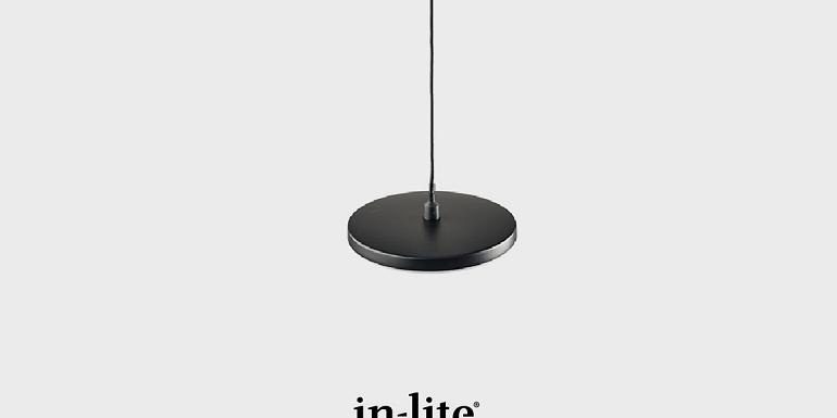 In-lite hanglamp DISC PENDANT BLACK 230V