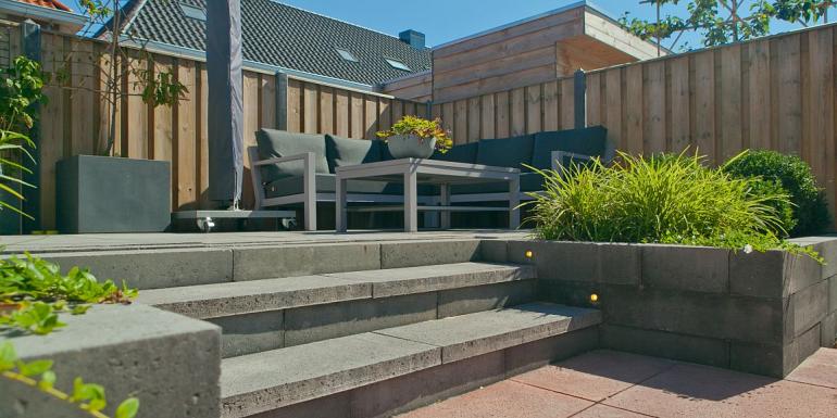 Patioblok Strak Antraciet 30x10x12 cm