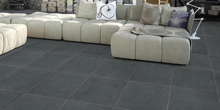 GeoCeramica Bluestone Nero 90x90x4 cm