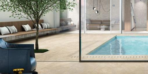GeoCeramica Thermen Marro Cream 60x60x4 cm