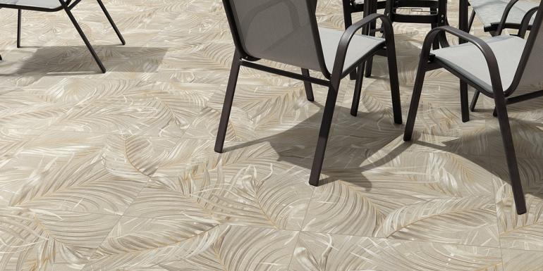GeoCeramica Vision Tropic Ecru 60x60x4 cm