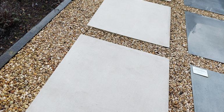 Outdoor Keramiek Tegel Betonlook Beige 60x60x3 cm