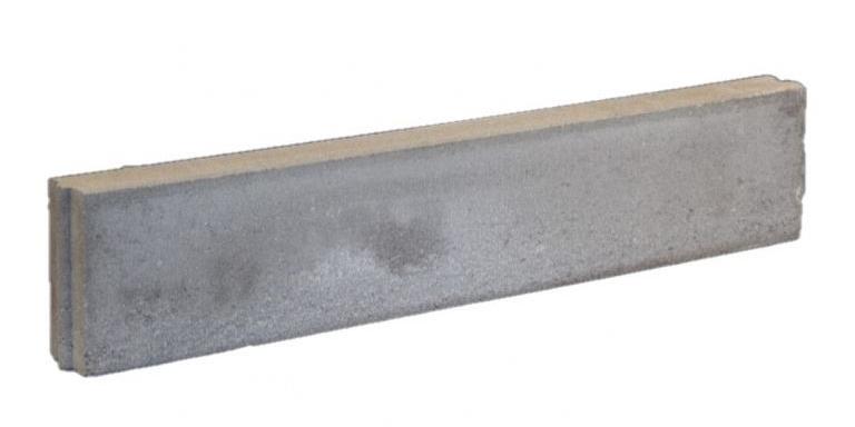 Opsluitband Grijs 6x20x100 cm