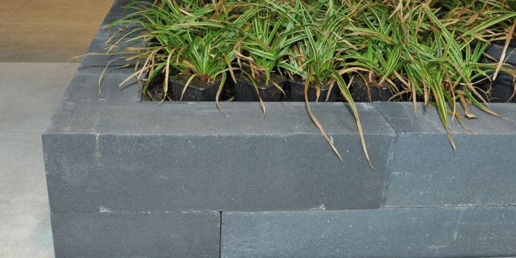 Linia Excellence Grijs/Zwart 15x15x30 cm