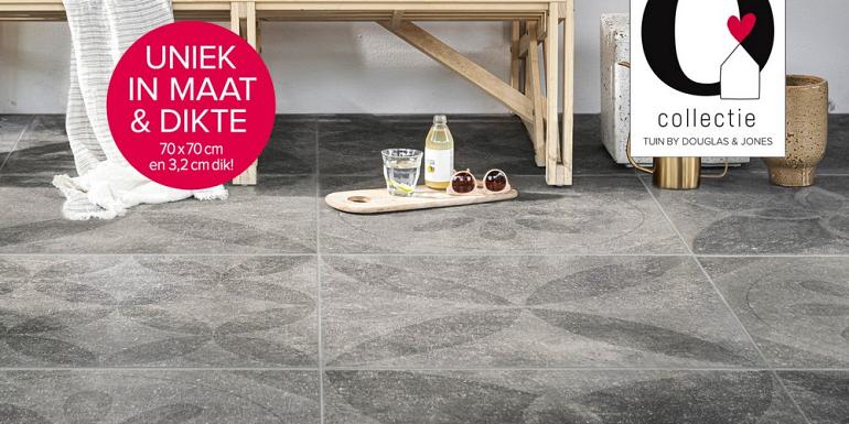 Solostone vtwonen Decoren Hormigon Floret Antra 70x70x3,2 cm
