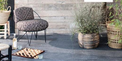 D&J Solostone 3.0 Uni Minerals Black 90x90x3 cm