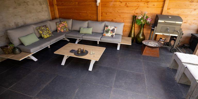 GeoCeramica Impasto Negro 60x60x4 cm