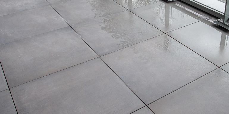 Keramiek Tegel Land Dark Grey 80x80x2 cm