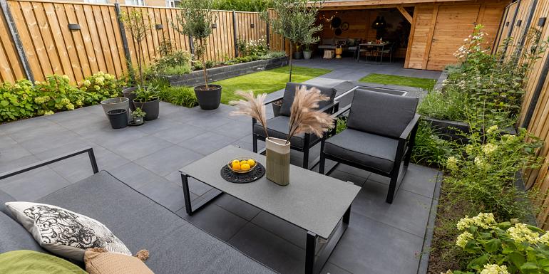 GeoCeramica Flow Black 60x60x4 cm