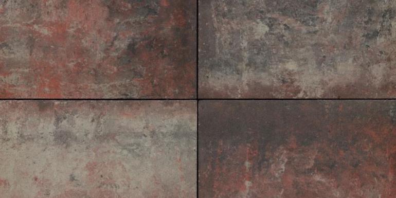 Metro Tegel Carre Nero Castano 50x50x5 cm