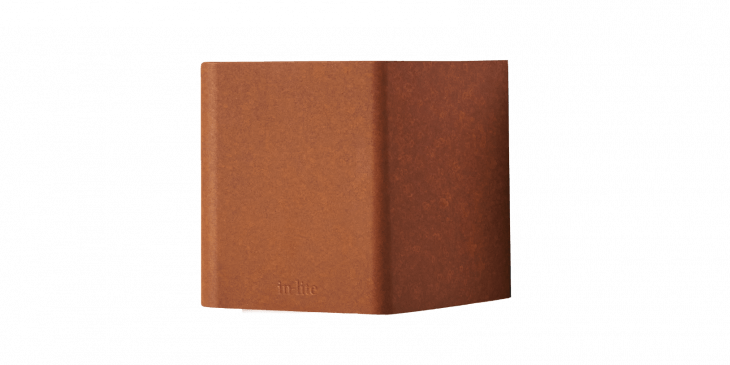 In-lite wandlamp ACE DOWN CORTEN 230V