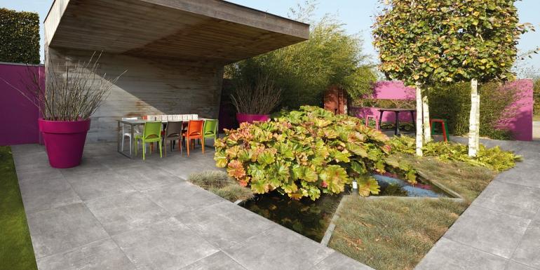 GeoCeramica Grafitto Grigio 60x60x4 cm