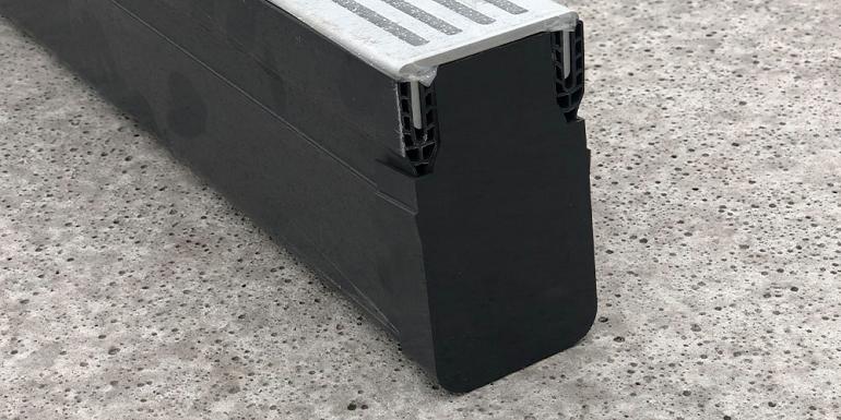ACO Slimline eindplaat