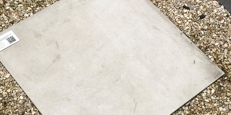 Outdoor Keramiek Tegel Betonlook Beige 60x60x3 cm