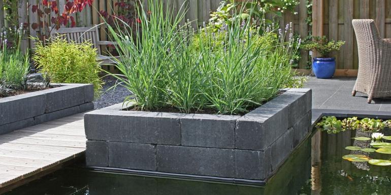 Wallblock Old Antraciet 12x12x60 cm