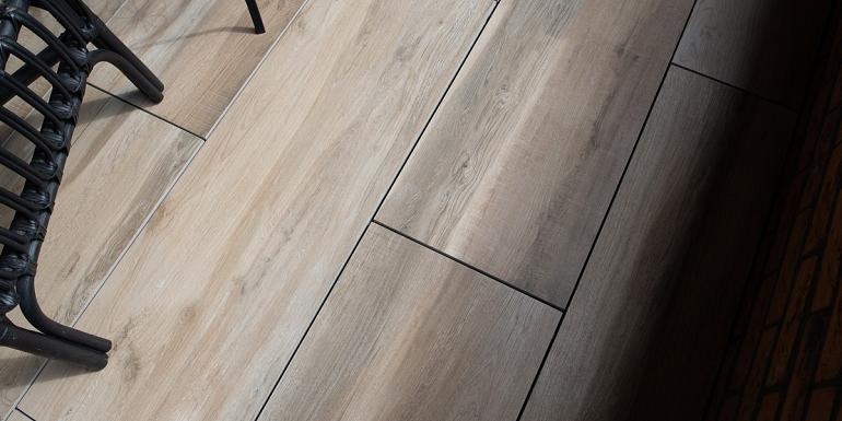 Keramiek Tegel Houtlook Aequa Silver 40x120x2 cm
