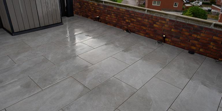 Keramiek Tegel Cornerstone Slate Grey 45x90x2 cm