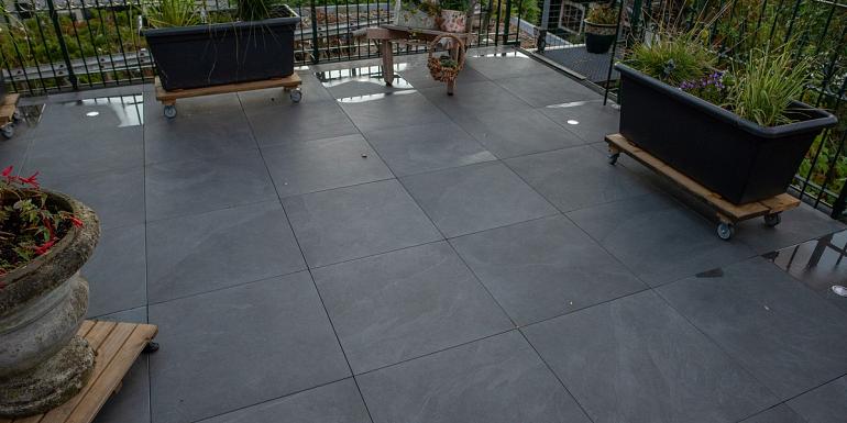 Keramiek Tegel Cornerstone Slate Black 60x60x2 cm