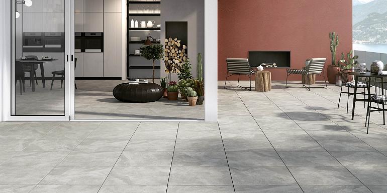 TwentyGres Rail Silver 60x60x2 cm