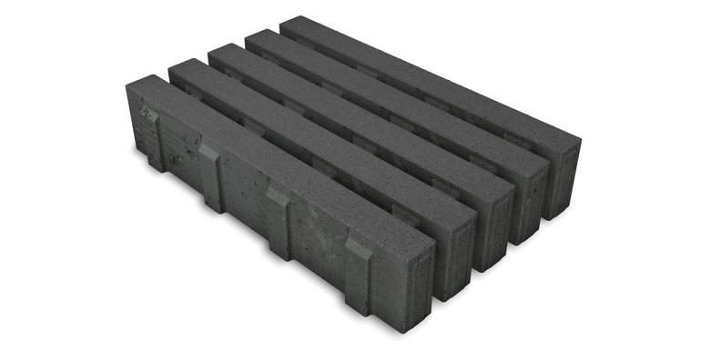 EcoSteen Stroke Milano 40x60x12 cm