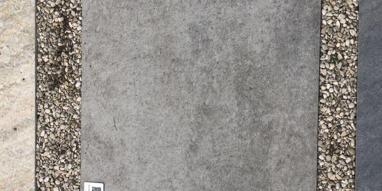 Outdoor Keramiek Tegel Betonlook Grijs 60x60x3 cm