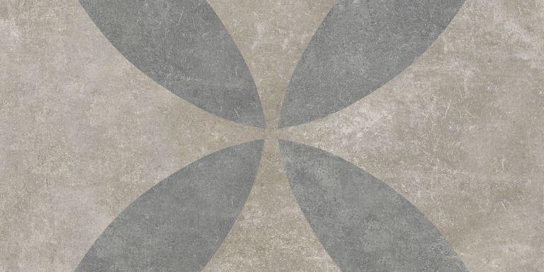 GeoCeramica Ambiente Greige Flower 60x60x4
