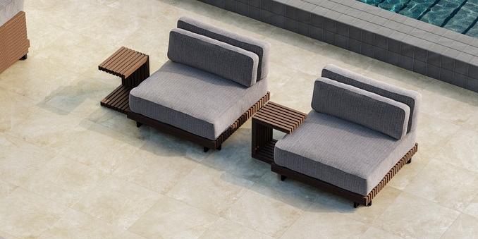 GeoCeramica Ipanema Sandy Beach 60x60x4