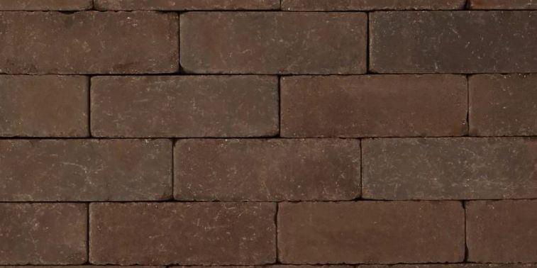Gebakken Dikformaat Leopard Bruin-paars 20x6,5x6 cm