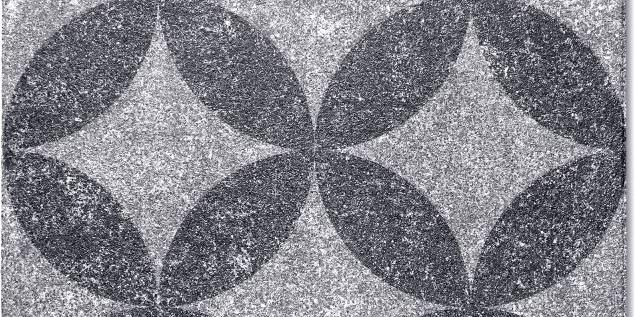 GeoProArte Light Grey Flower 60x60x4