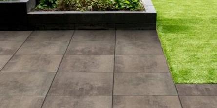 Serenio Midden grijs nuance 60x60x4