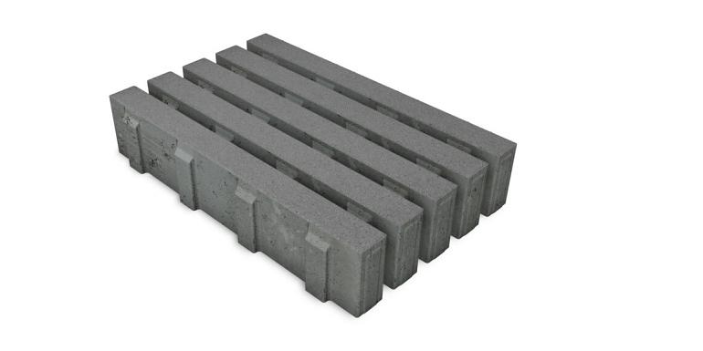 EcoSteen Stroke Antraciet 60x40x12