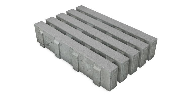 EcoSteen Stroke Grijs 60x40x12