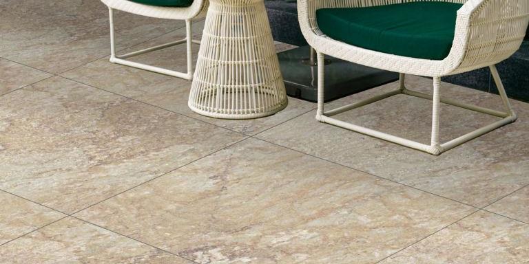 Outdoor Keramiek Tegel Multicolor 60x60x3 cm