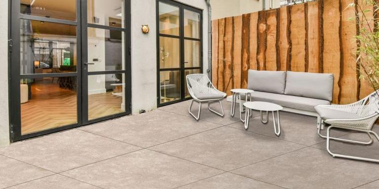 Outdoor Keramiek Tegel Light Brown 90x90x3