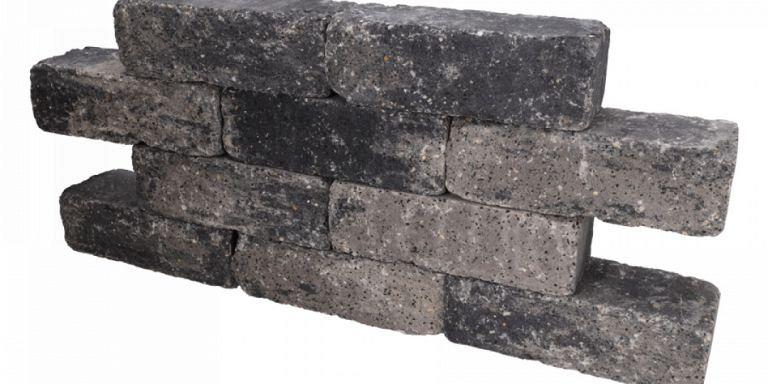 Catrock getrommeld 31x11,5x10 cm Grijs/Zwart