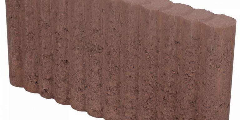 Mini Rondobandpalissade 6x25x50 cm Bruin