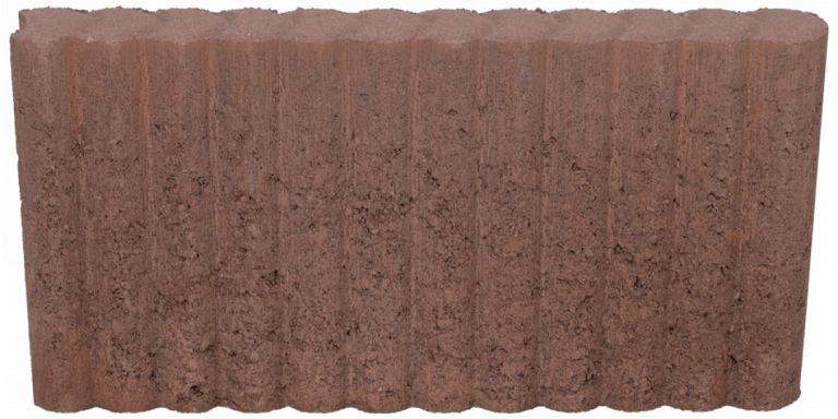 Mini Rondobandpalissade 6x25x50 cm Bruin