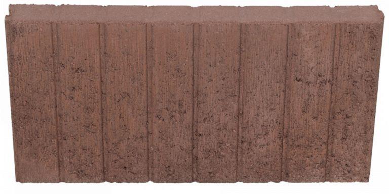 Mini Quadrobandpalissade 6x25x50 cm Bruin