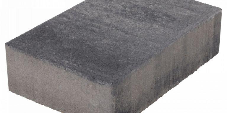 Terras+ Steen 20x30x8 cm Grijs/Zwart