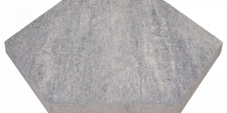 Soft Comfort Zeskant 60/52,5x30x4 cm Grezzo