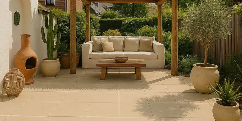 GeoCeramica Patch Plus Beige 60x60x4 cm