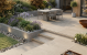 Outdoor Keramiek Tegel Uni Taupe 60x60x3
