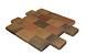 Metro Trommelsteen Brons Genuanceerd 20x30x6 cm