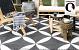 Solostone vtwonen Decoren Belgian Stone Flower White 70x70x3,2 cm