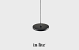 In-lite hanglamp DISC PENDANT BLACK 230V