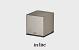 In-lite wandlamp BIG CUBID SILVER 12V