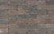 Metro Trommelsteen Bruin-Zwart 20x5x7 cm