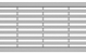 Langstaafrooster RVS 100cm